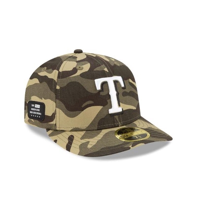 Sapca New Era Texas Rangers MLB Armed Forces Weekend Low Profile 59FIFTY Fitted - Verzi